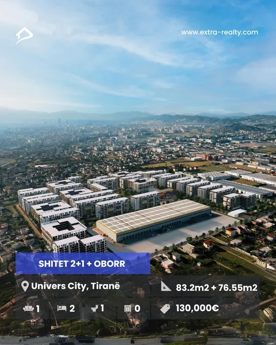 Shitet 2+1 + Oborr, Univers City, Tirane