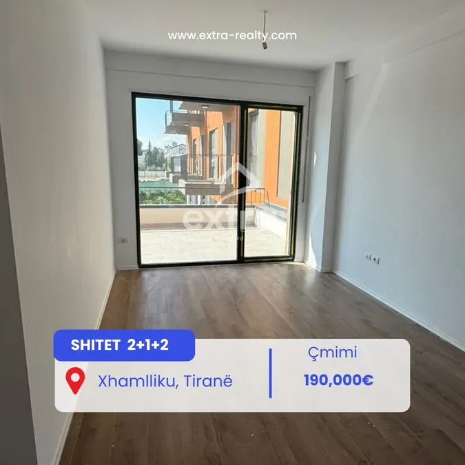 Shitet apartament 2+1+2 Xhamllik, Tirane