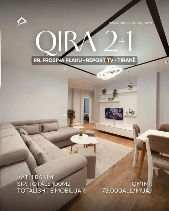 Qira 2+1, Rr. Frosina Plaku, Report TV, Tiranë