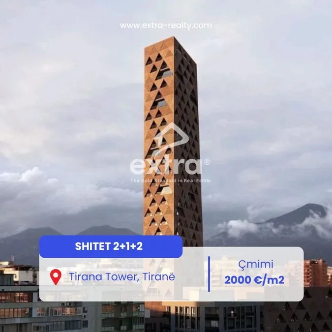 Shitet 2+1+2 Tirana Tower, Porcelan, Tirane