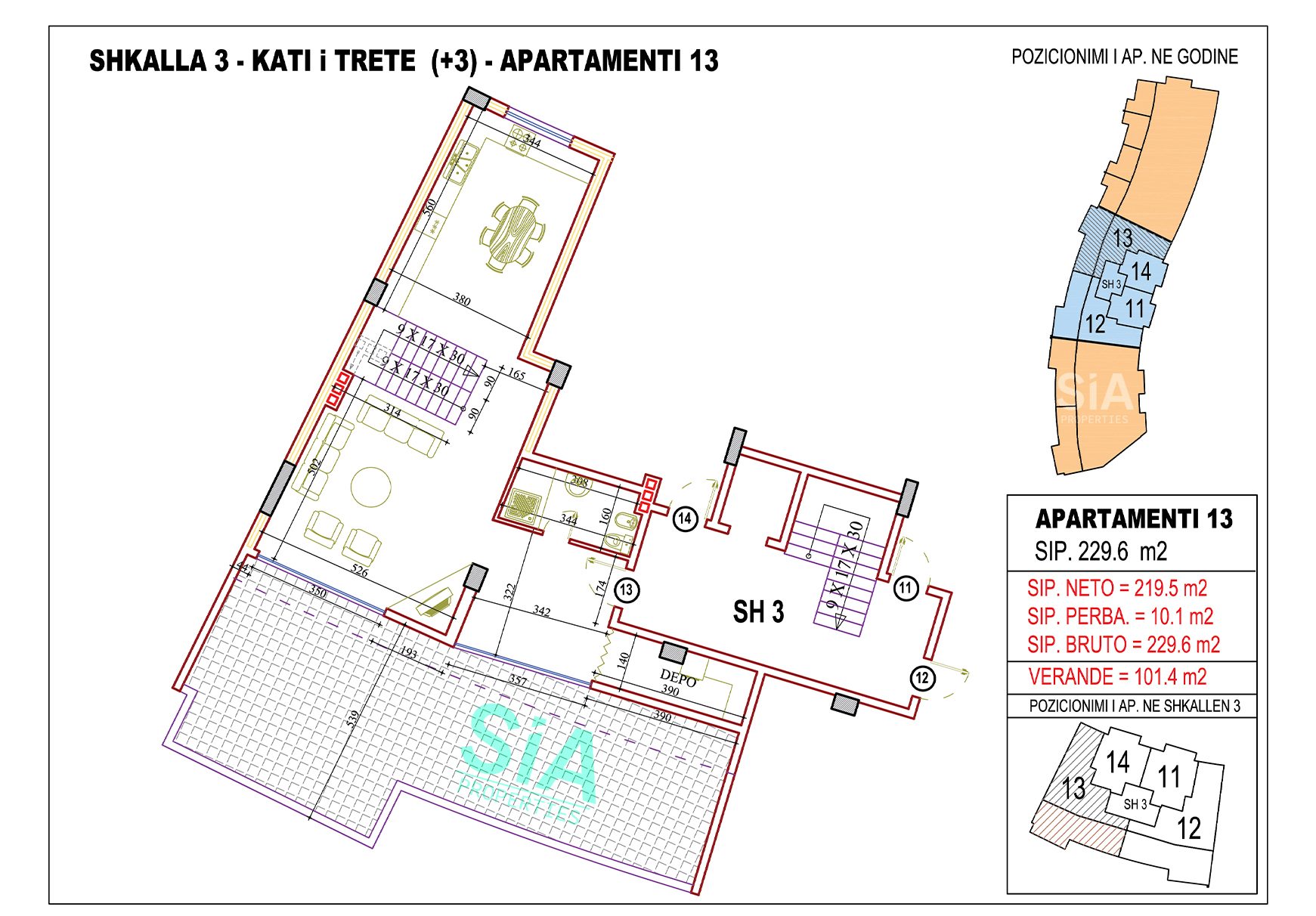 Duplex Kopshti Botanik – Apartament Duplex me Verandë të Gjerë 1