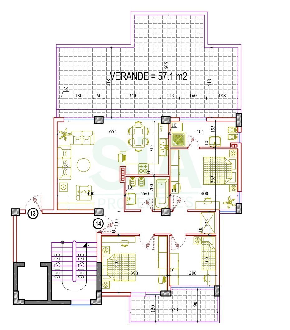 Apartament 3+1 në shitje Kopshti Botanik, Tiranë