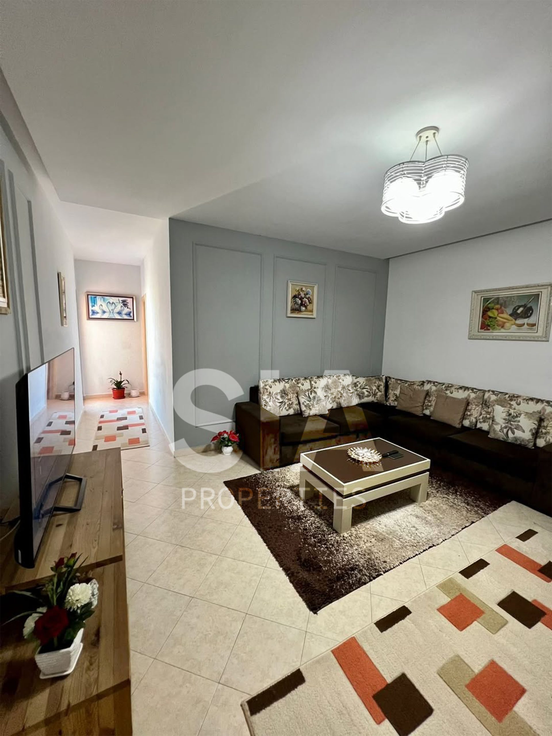Apartament 2+1 për Shitje në Misto Mame, Tiranë – 80 m², i Mobiluar