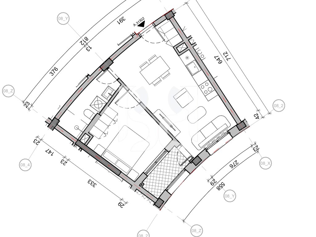 SHITET ME KREDI DERI NE 80% APARTAMENT 1+1 NE REZIDENCA BALLADA LIQENI I FARKES 3