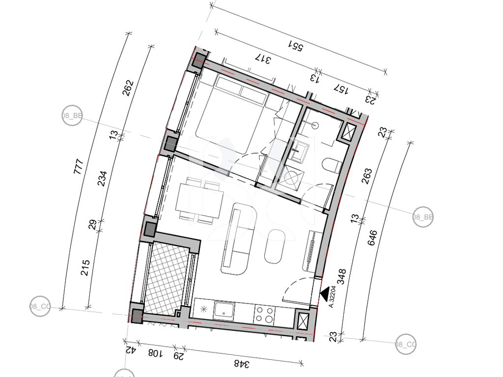 SHITET APARTAMENT 1+1 NE REZIDENCA BALLADA LIQENI I FARKES 3