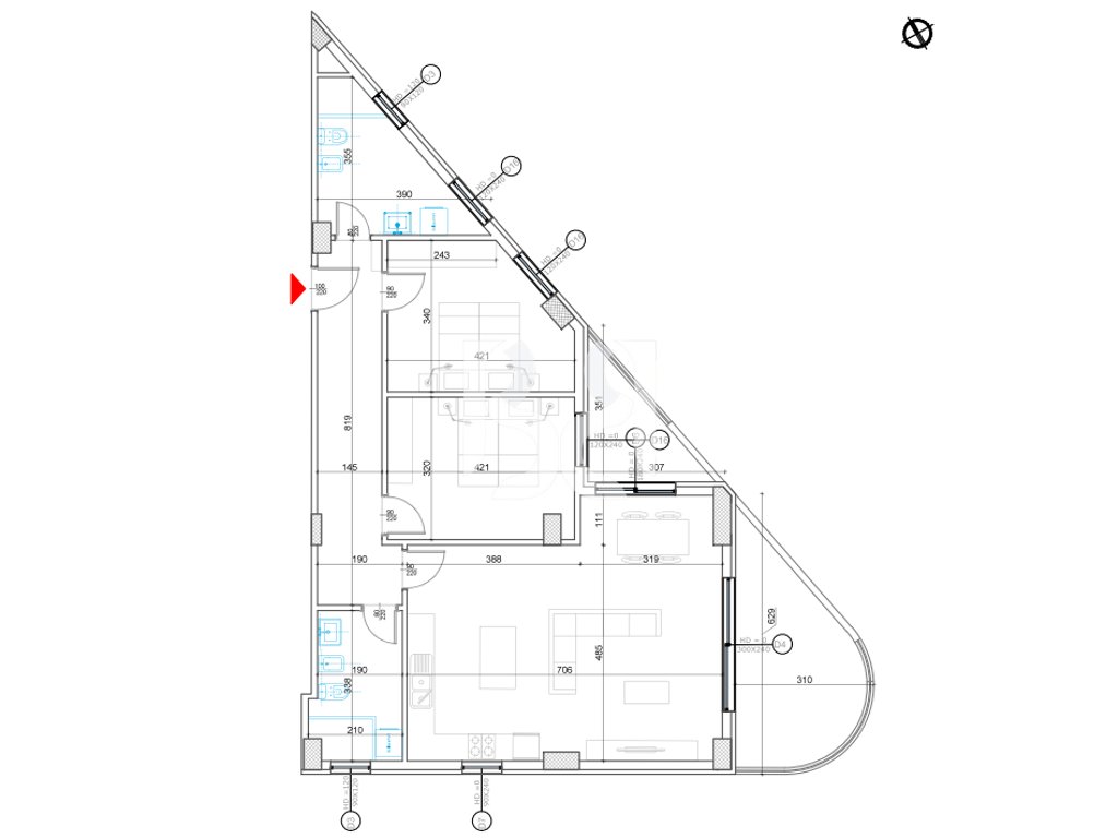 Apartament 2+1+2 në shitje |Liqeni i Thatë, Tiranë | 2