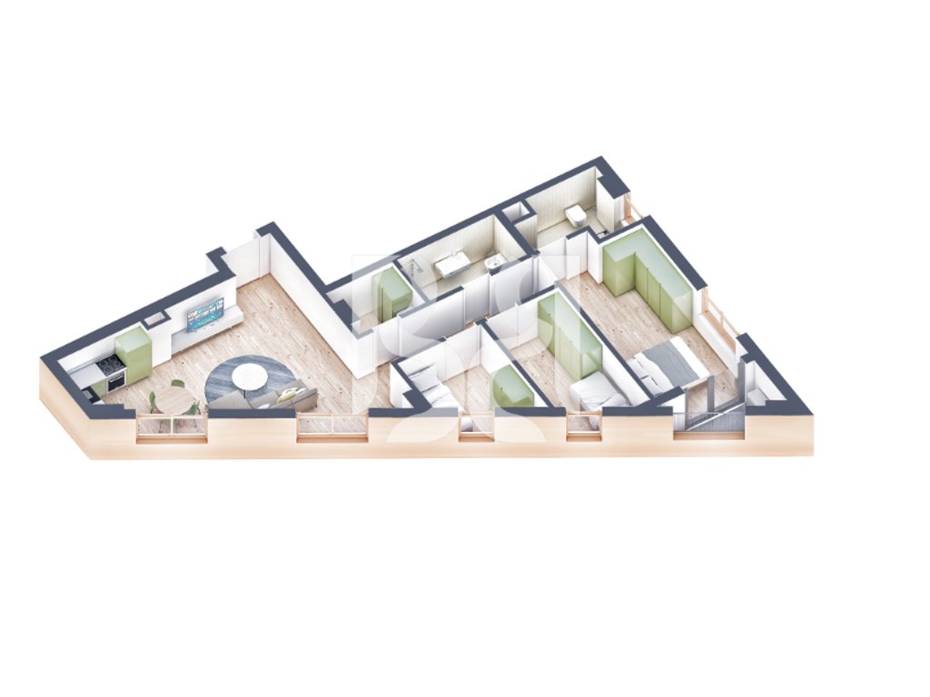 APARTAMENT 3+1+2 PER SHITJE REZIDENCA KAIMI* 2