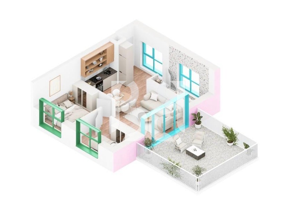SHITET ME KREDI DERI NE 80% APARTAMENT 2+1 NE REZIDENCA NOKIA 172,000€* 4