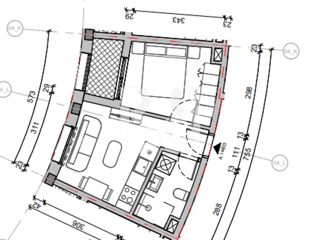 SHITET APARTAMENT 1+1 NE REZIDENCA BALLADA LIQENI I FARKES 2