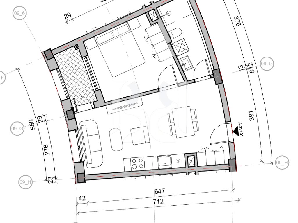 SHITET APARTAMENT 1+1 NE REZIDENCA BALLADA LIQENI I FARKES 3