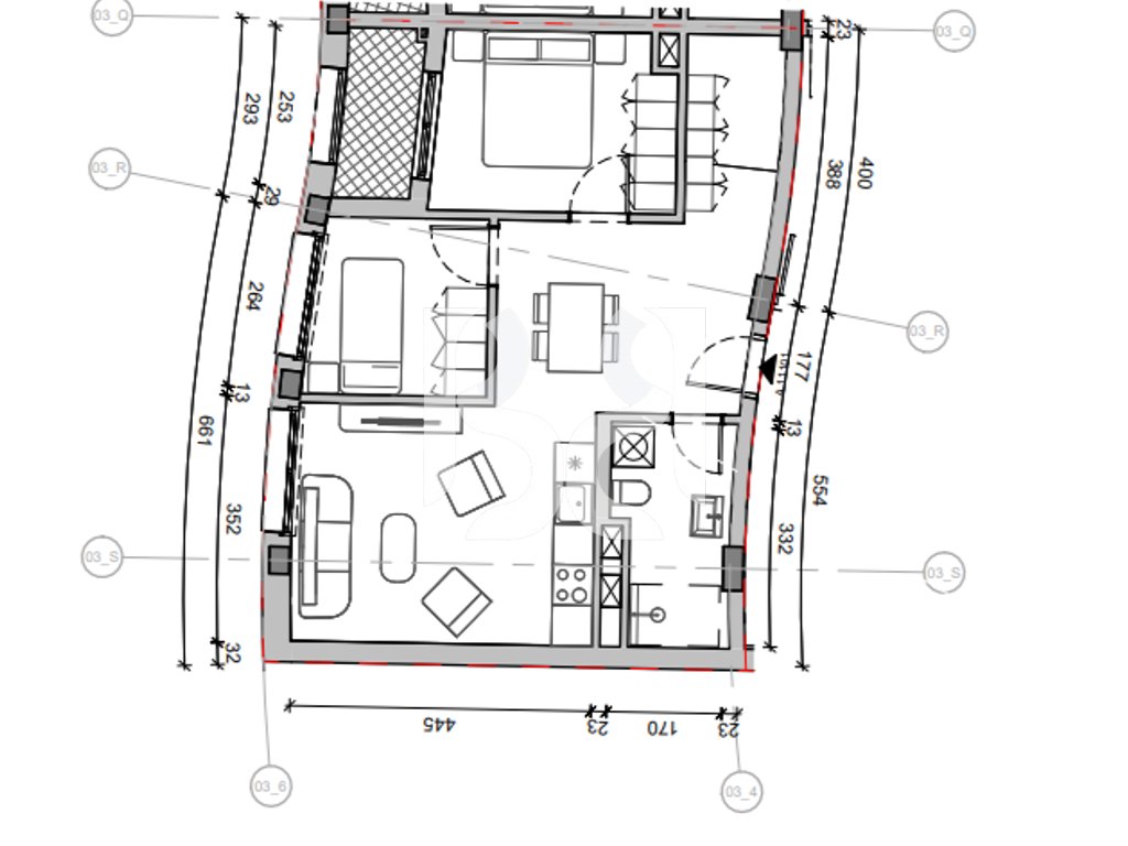 SHITET APARTAMENT 2+1 TE REZIDENCA BALLADA LIQENI I FARKES ME KREDI DERI NE 80% 3