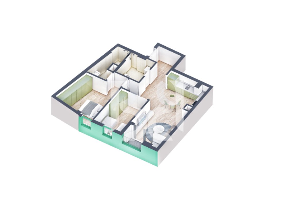 APARTAMENT 2+1+2 NE SHITJE REZIDENCA KAIMI** 2