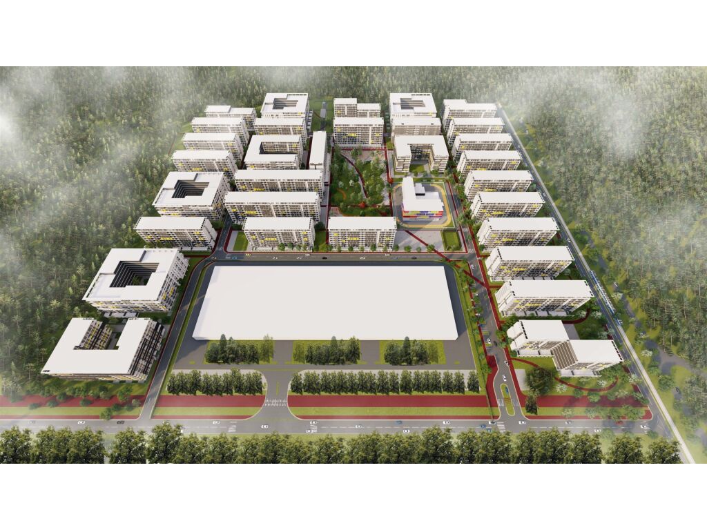SHITET APARTAMENT 1+1 UNIVERS CITY,PRANE QENDRES TREGTARE QTU! 3