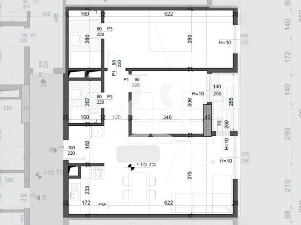 *APARTAMENT NE SHITJE 2+1+2+BALLKON, ISH FUSHA E AVIACIONIT MEI'S GARDEN RESIDENCE 2