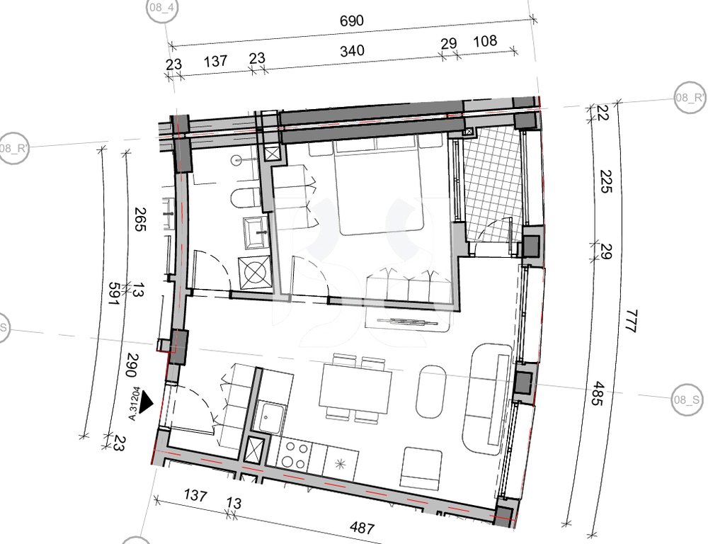 SHITET APARTAMENT 1+1 NE REZIDENCA BALLADA LIQENI I FARKES 3