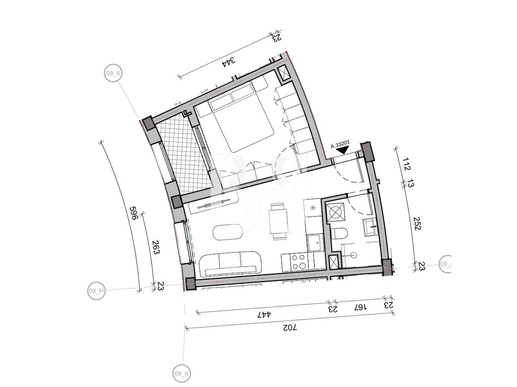 SHITET APARTAMENT 1+1 NE REZIDENCA BALLADA LIQENI I FARKES 3