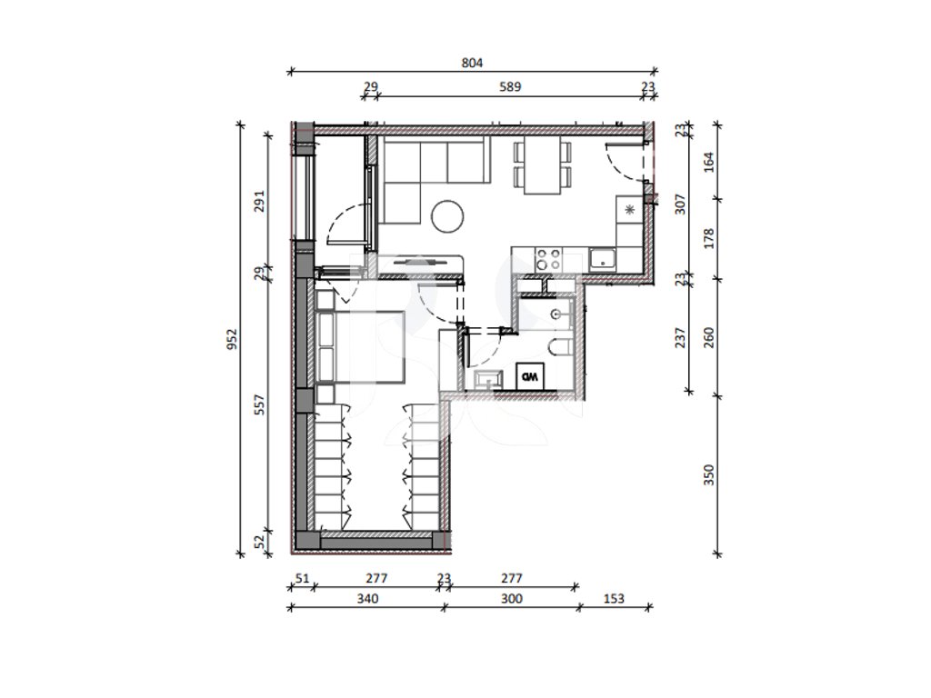 SHITET APARTAMENT 1+1 ME KREDI REZIDENCA KADIU 4