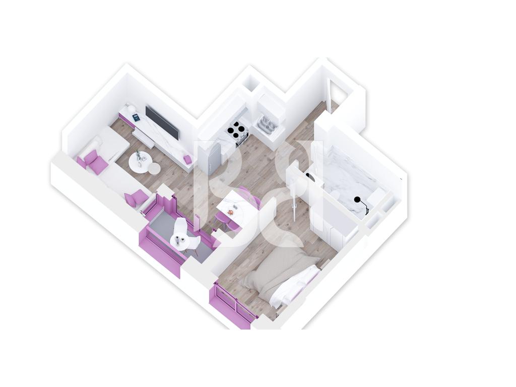 SHITET ME KREDI APARTAMENTI 1+1 REZIDENCA KADIU 2