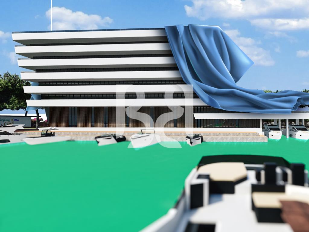 APARTAMENT EKSKLUZIVE 1+1+VERANDE NE TURQUOISE MARINA, HAMALLAJ 2