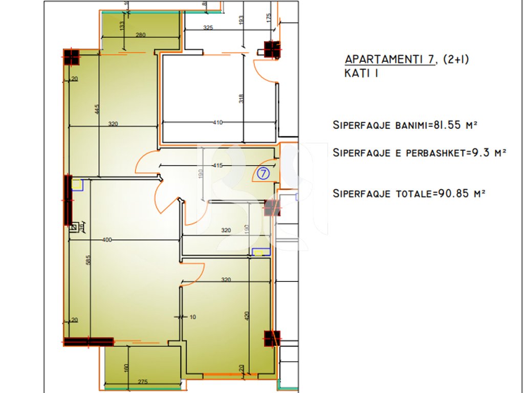 SHITET ME KREDI APARTAMENT 2+1 NE POGRADEC*