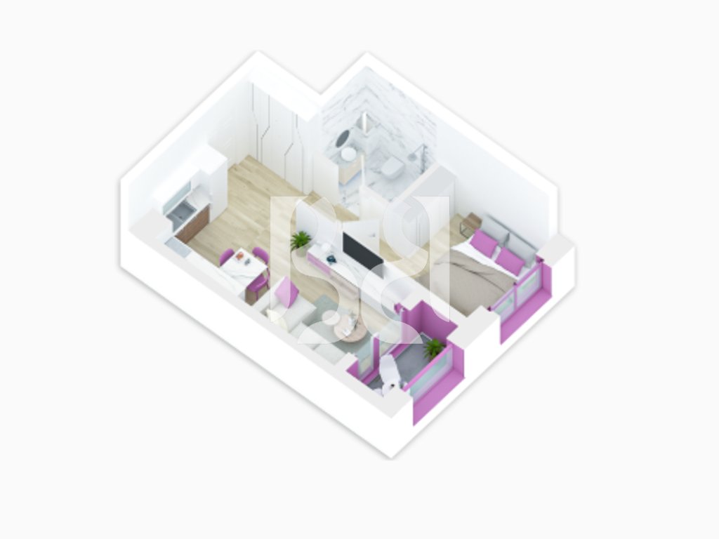 SHITET ME KREDI APARTAMENT 1+1 REZIDENCA KADIU 3