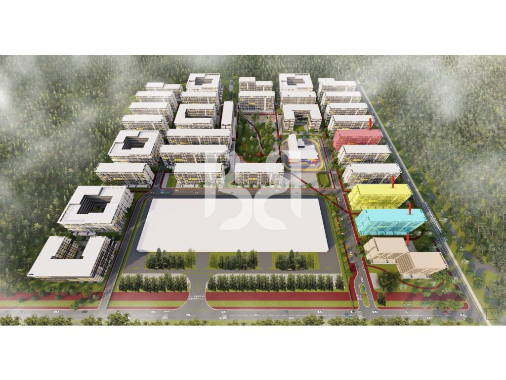 SHITET APARTAMENT 2+1 TE UNIVERS CITY NE PROCES PERFUNDIMI / QTU 3