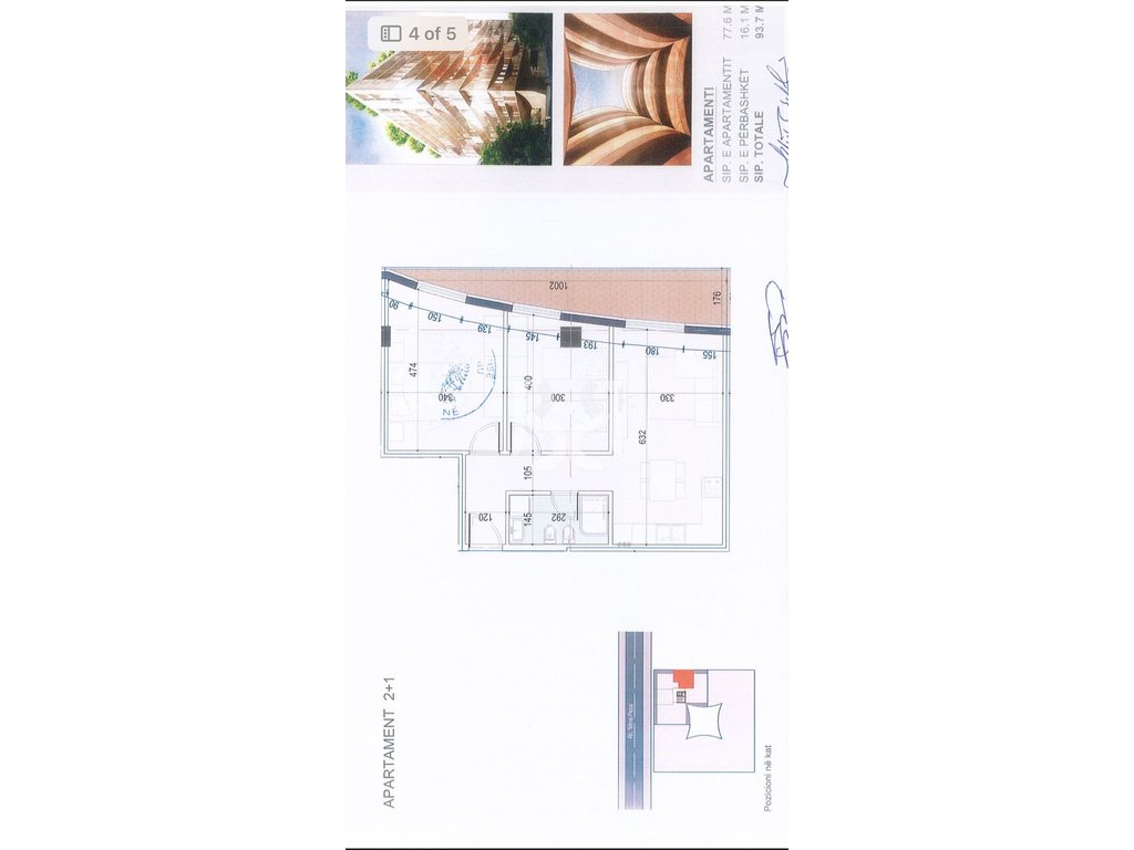 KOMPLEKSI NOVA SHITET APARTAMENT 2+1 PER SHITJE NE MINE PEZE 2