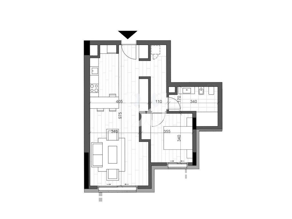 SHITET APARTAMENT 1+1+POST PARKIMI TEK GREEN COAST 2 4