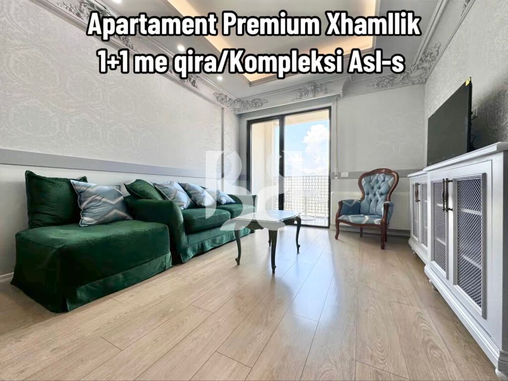 JAPIM APARTAMENT LUKSOZ ME QIRA NE XHAMLLIK 1+1 TE KOMPLEKSI I ASL