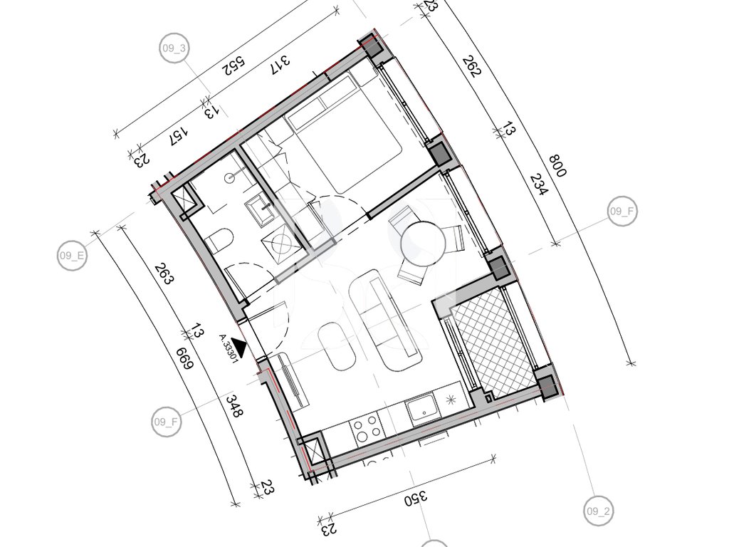 SHITET APARTAMENT 1+1 NE REZIDENCA BALLADA LIQENI I FARKES 3