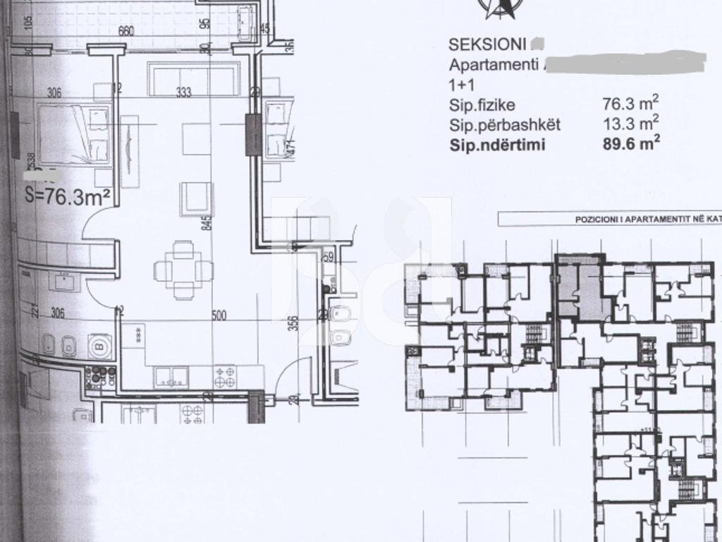 APARTAMENT 1+1 NE SHITJE, RESIDENCA POSEIDON, VLORE* 3