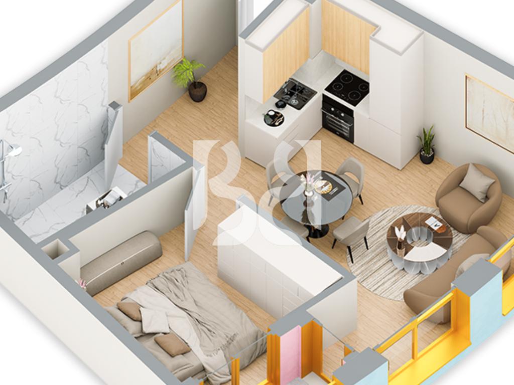 SHITET APARTAMENT 1+1 NE REZIDENCA BALLADA LIQENI I FARKES 2