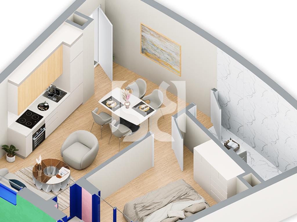SHITET APARTAMENT 1+1 NE REZIDENCA BALLADA LIQENI I FARKES 3