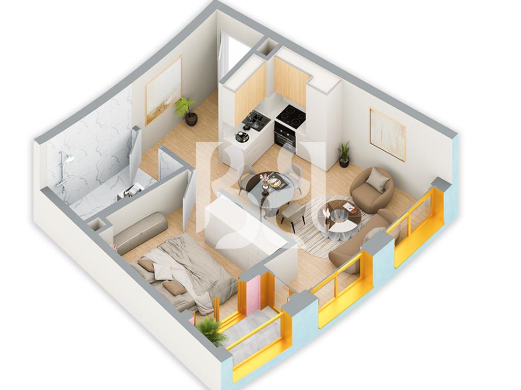 SHITET ME KREDI DERI NE 80% APARTAMENT 2+1 NE REZIDENCA BALLADA LIQENI I FARKES