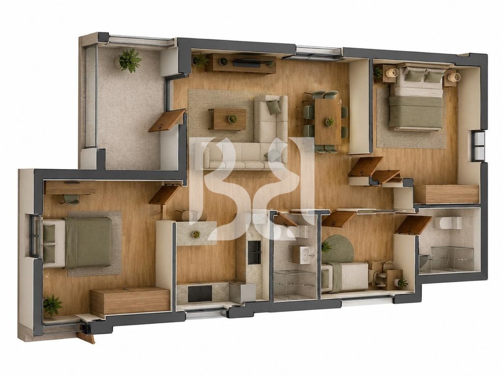 APARTAMENT 2+1 PER SHITJE NE POGRADEC*