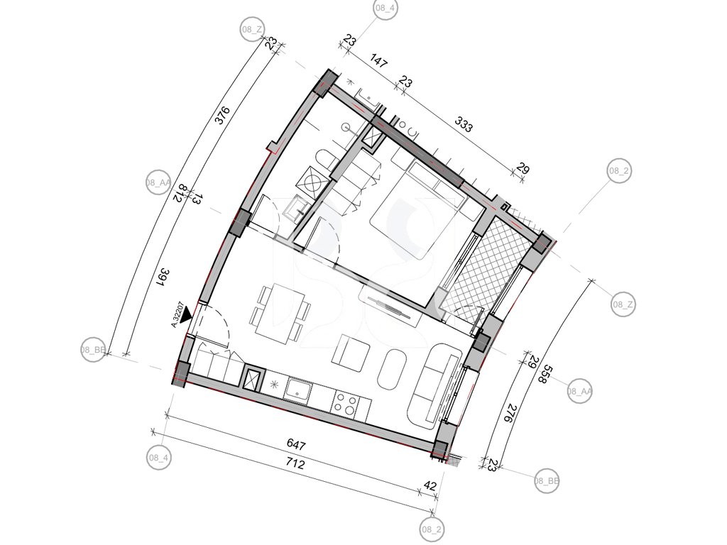SHITET APARTAMENT 1+1 NE REZIDENCA BALLADA LIQENI I FARKES 3