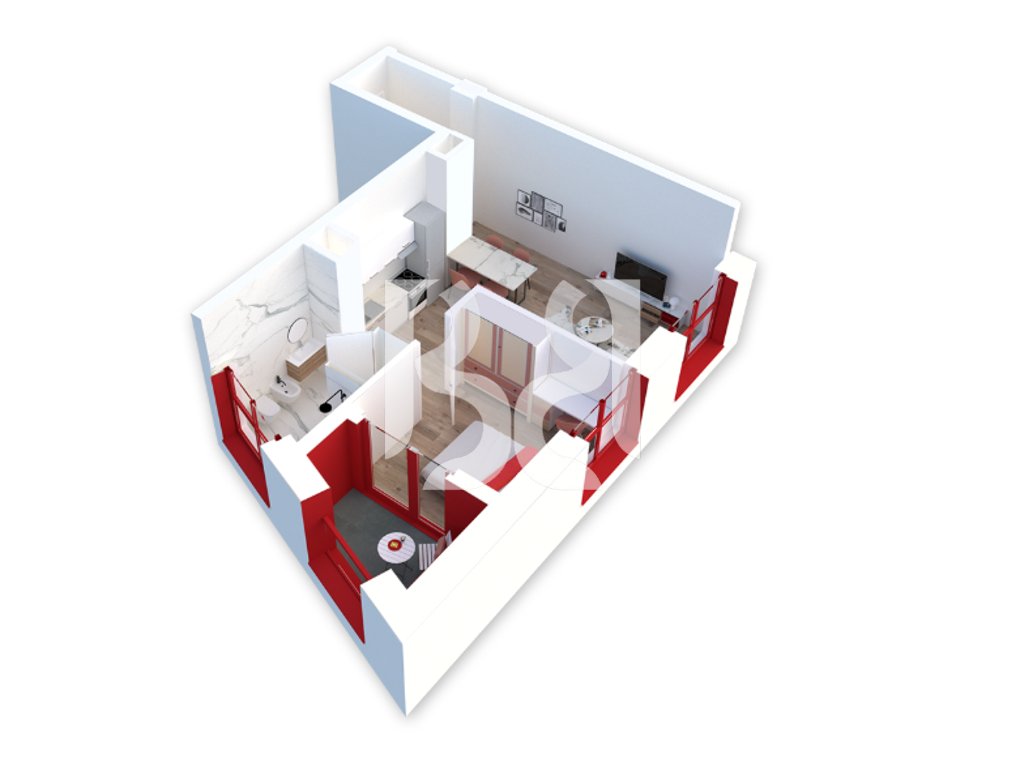 JEPET ME KREDI APARTAMENTI 1+1 REZIDENCA KADIU 2