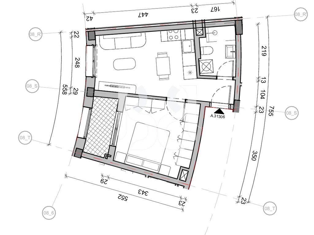 SHITET APARTAMENT 1+1 NE REZIDENCA BALLADA LIQENI I FARKES 3