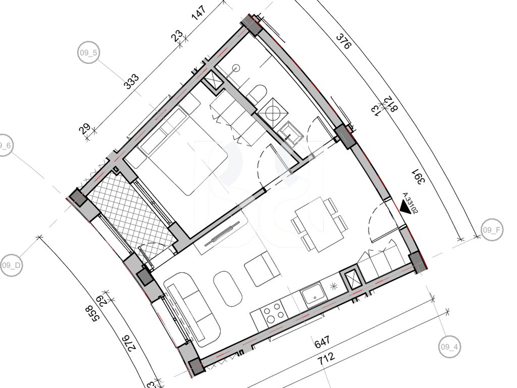 SHITET APARTAMENT 1+1 NE REZIDENCA BALLADA LIQENI I FARKES 3