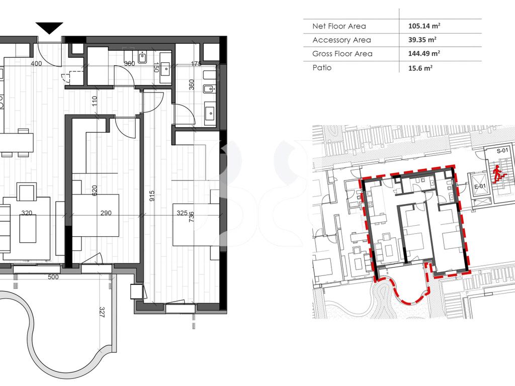 APARTAMENT EKSKLUZIV 2+1 ME DEPO, OBORR & POST PARKIMI NË GREEN COAST 2 3