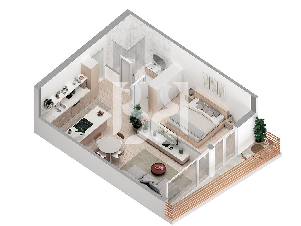 SHITET APARTAMENT ME KREDI 1+1 NE FARKE PRANE LIQENIT TE FARKES, REZIDENCA ABA 2 - 73 M2 1610000 EURO 3