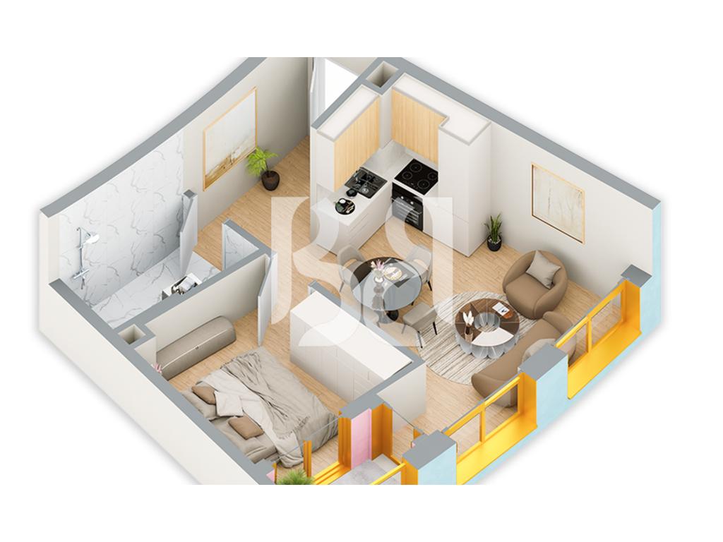 SHITET ME KREDI DERI NE 80% APARTAMENT 1+1 NE REZIDENCA BALLADA LIQENI I FARKES 2