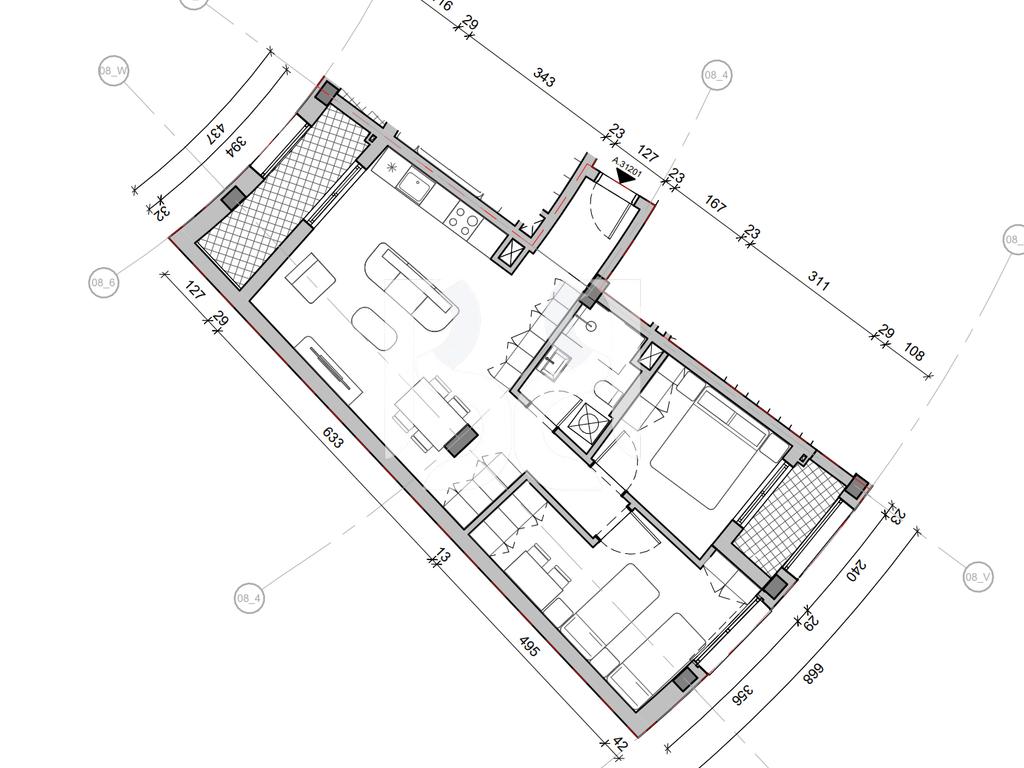 SHITET ME KREDI DERI NE 80% APARTAMENT 2+1 NE REZIDENCA BALLADA LIQENI I FARKES 2