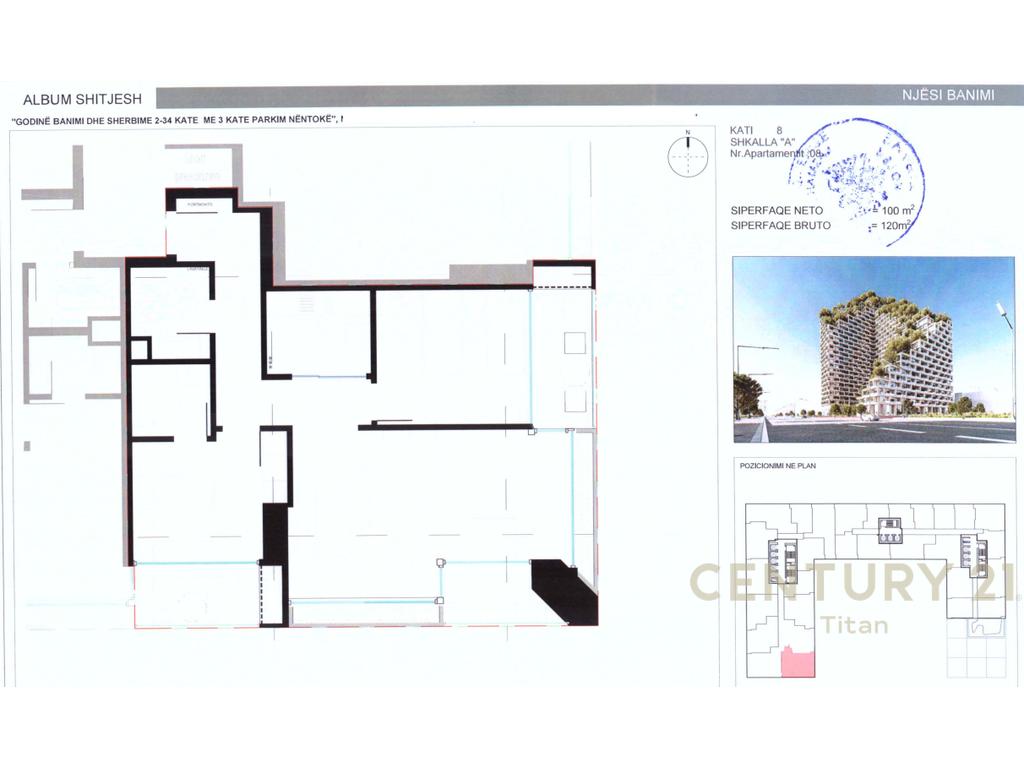 SHITET APARTAMENT 2+1+2 TE LION PARK 2 RESIDENCE! 3