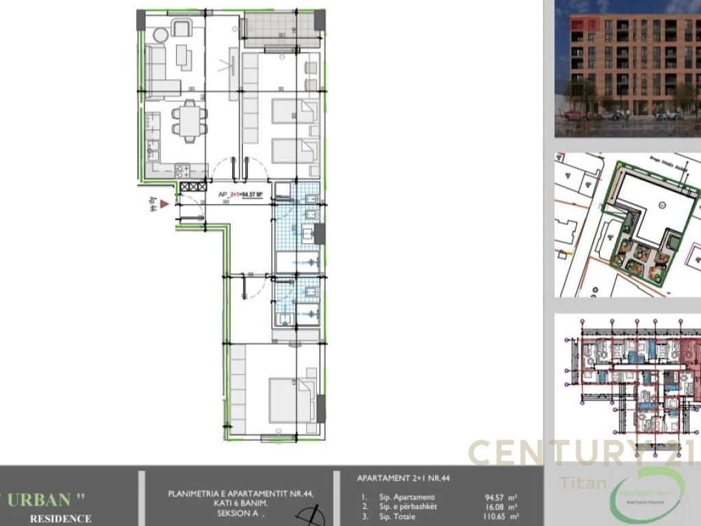 Apartament 2+1 per shitje ne Paskuqan 1