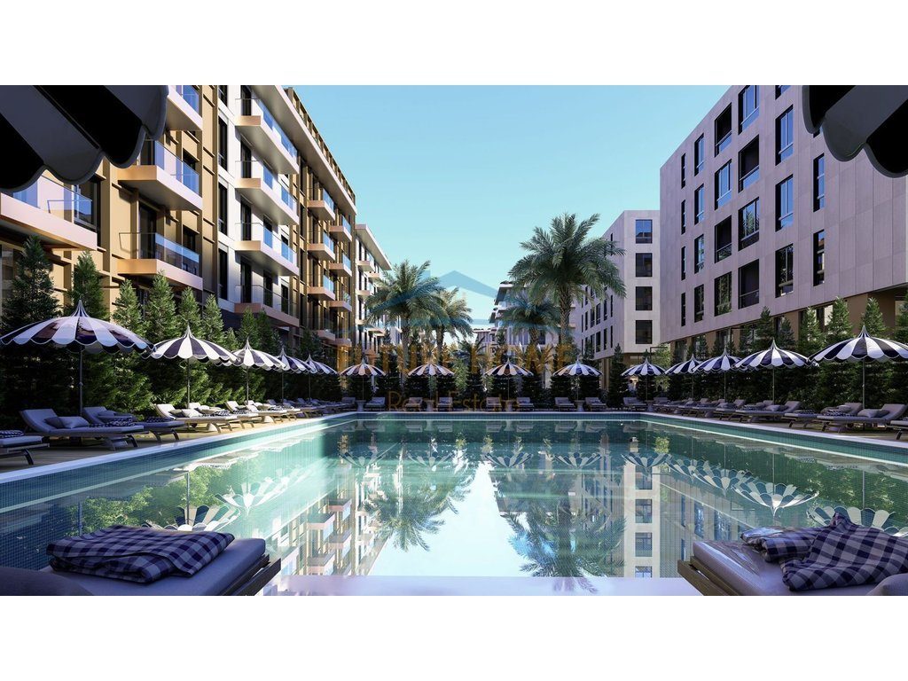 Shitet , Apartament 1+1, Palm Paradise, Qerret, Durres.